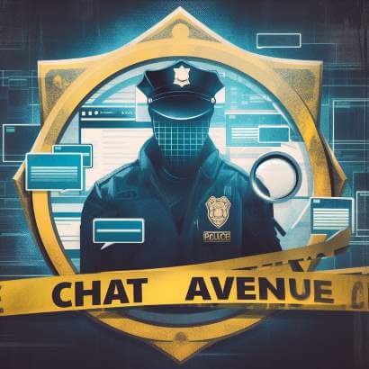 Chat avenue and a police officer image
