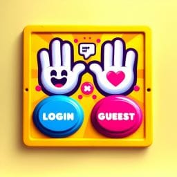 Dementia login and guest box