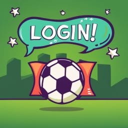 English football chat room login box image