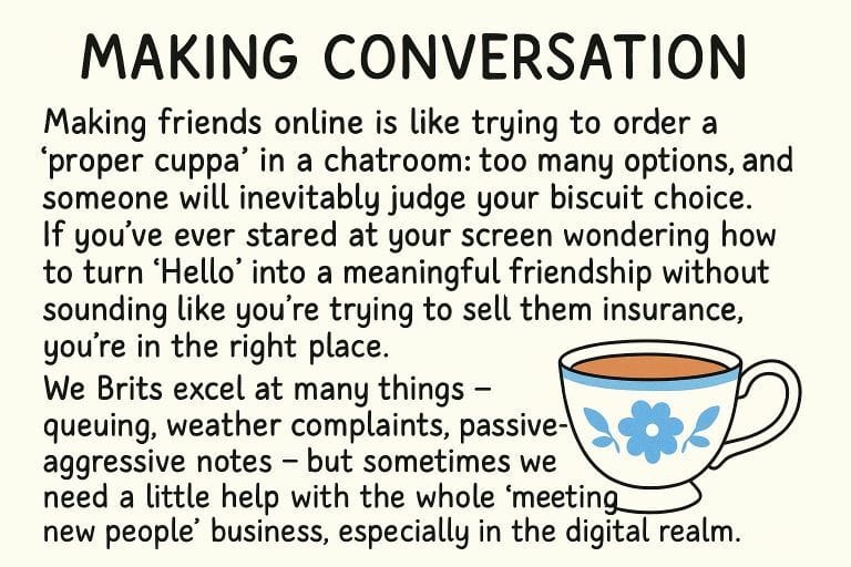 infographic on making conversation