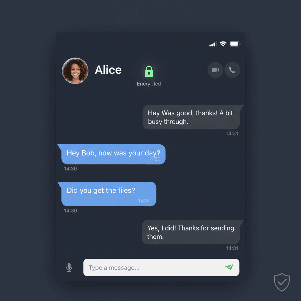 Durham chat rooms private messaging feature showing a one-on-one conversation