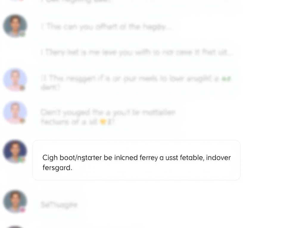Moderator intervening in chat to include ignored participant