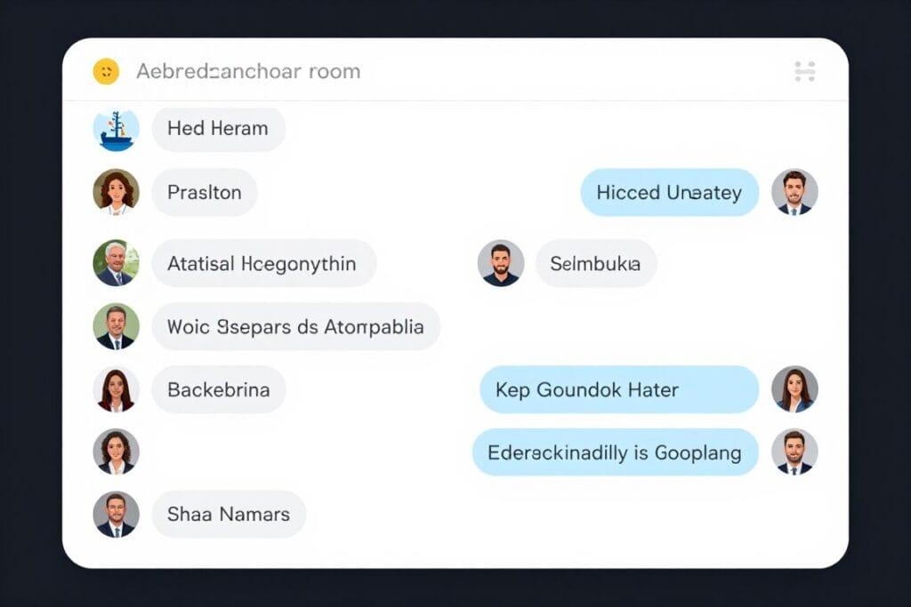 Aberdeen Chat Room interface showing local conversation topics