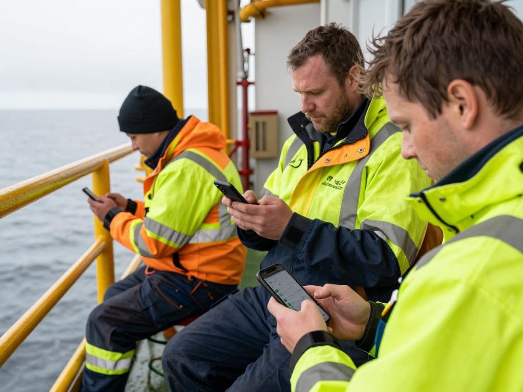 Aberdeen offshore workers using chat rooms to stay connected