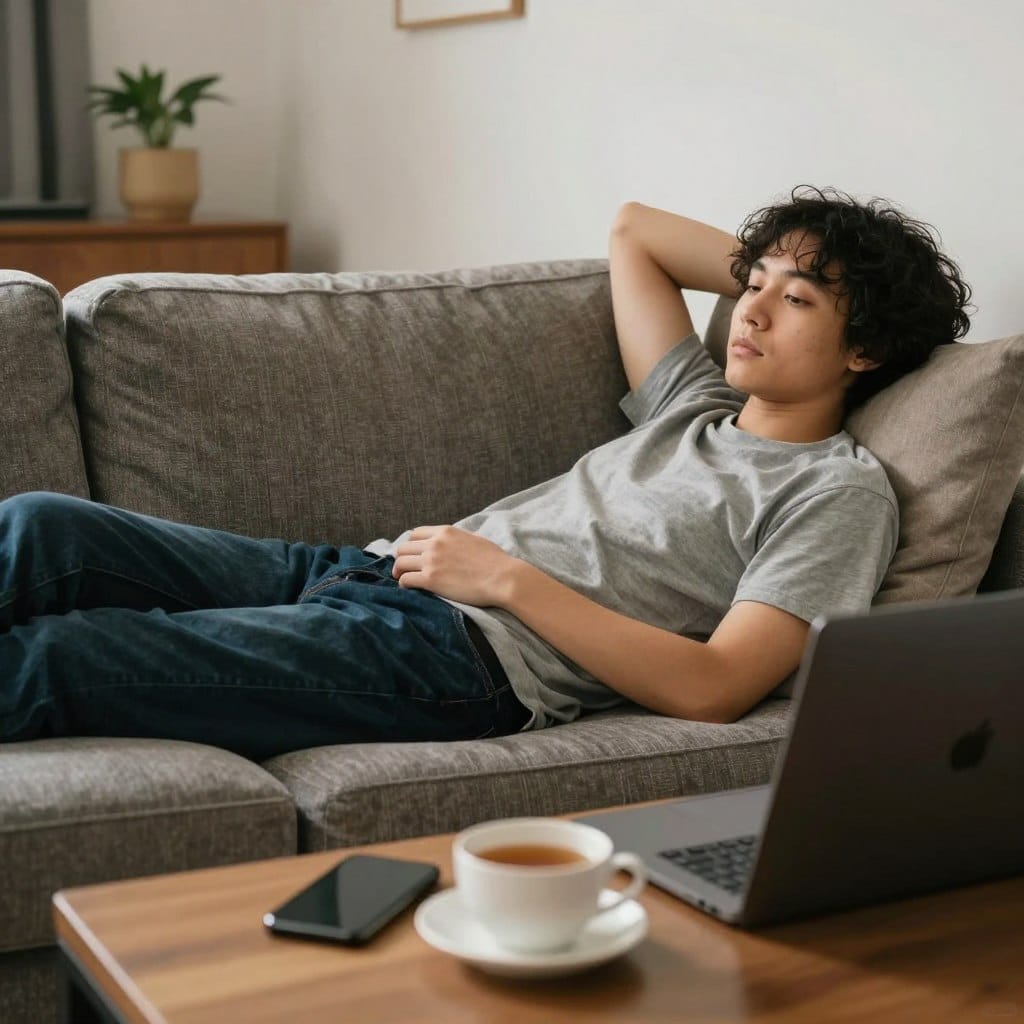 Person preferring text chat over dating apps in Manchester