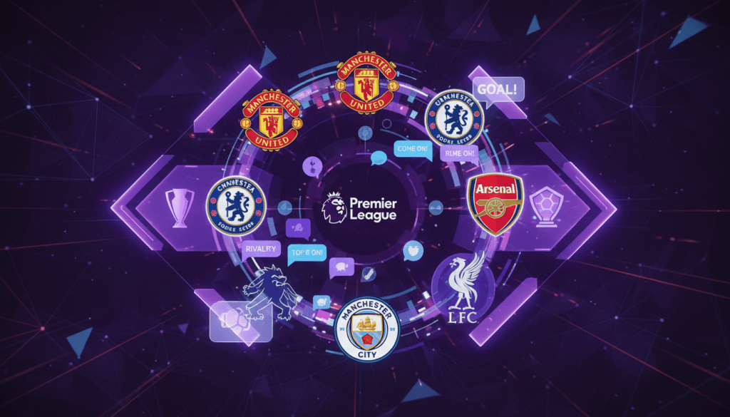 Premier League football fans in live chat discussion