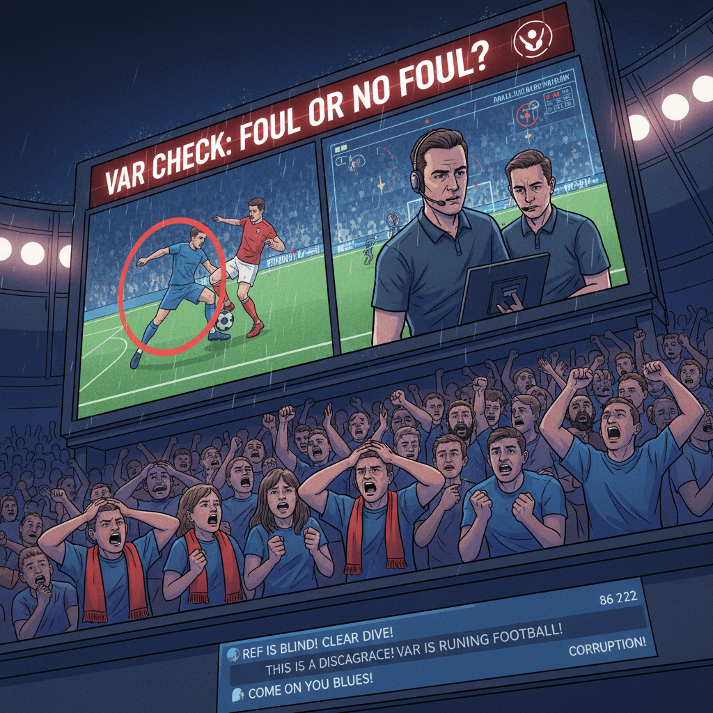 VAR decision controversy discussion