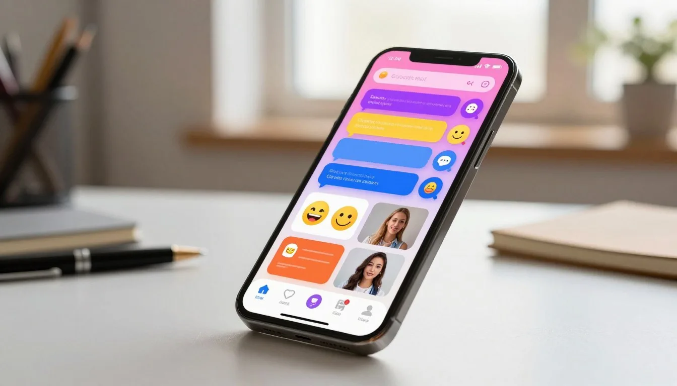 Mobile chat features on World of Chat