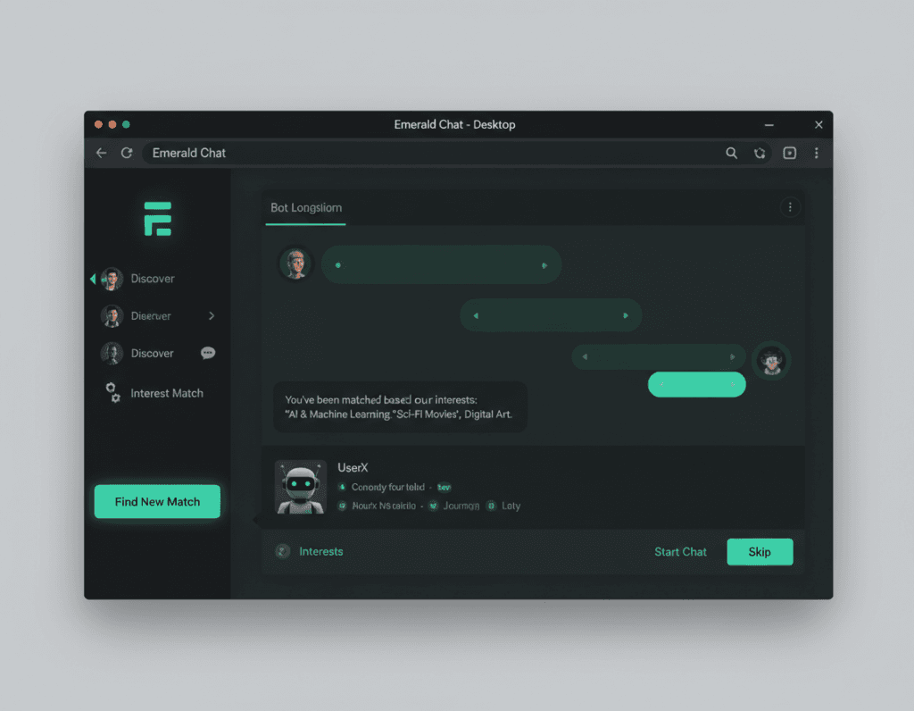 Emerald Chat interface preview