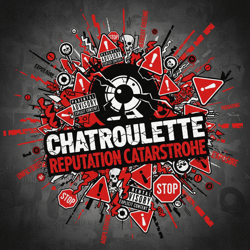 Warning signs and caution symbols related to internet safety