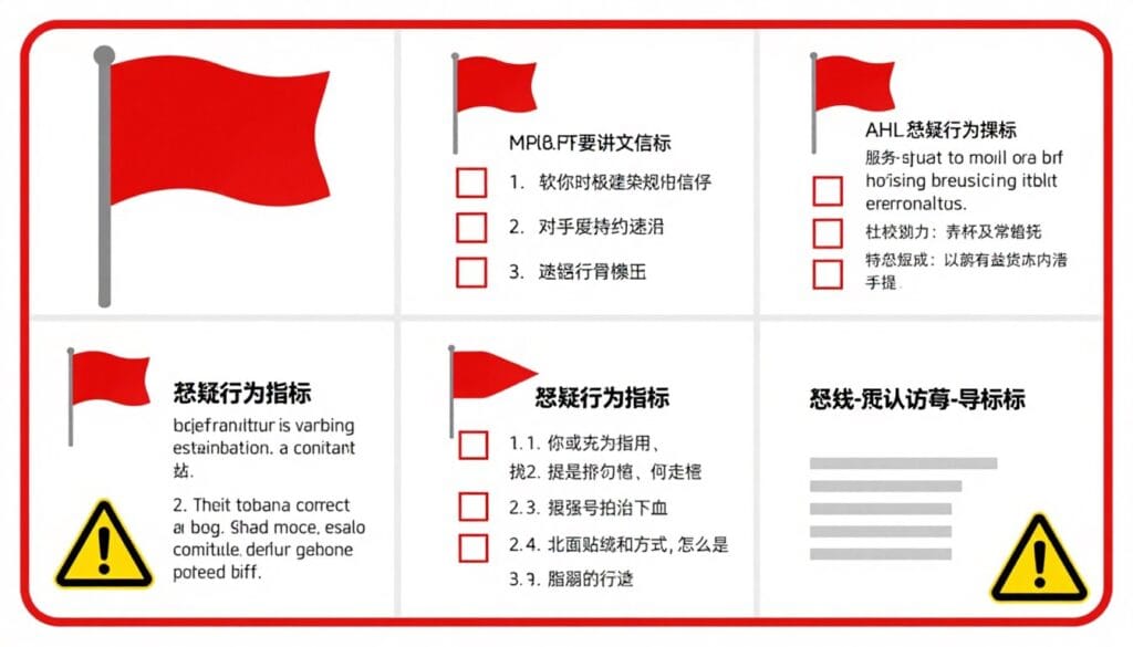 red flags and warning signs in online dating