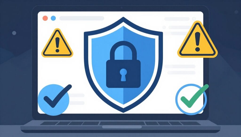 safety and security symbols related to online chat