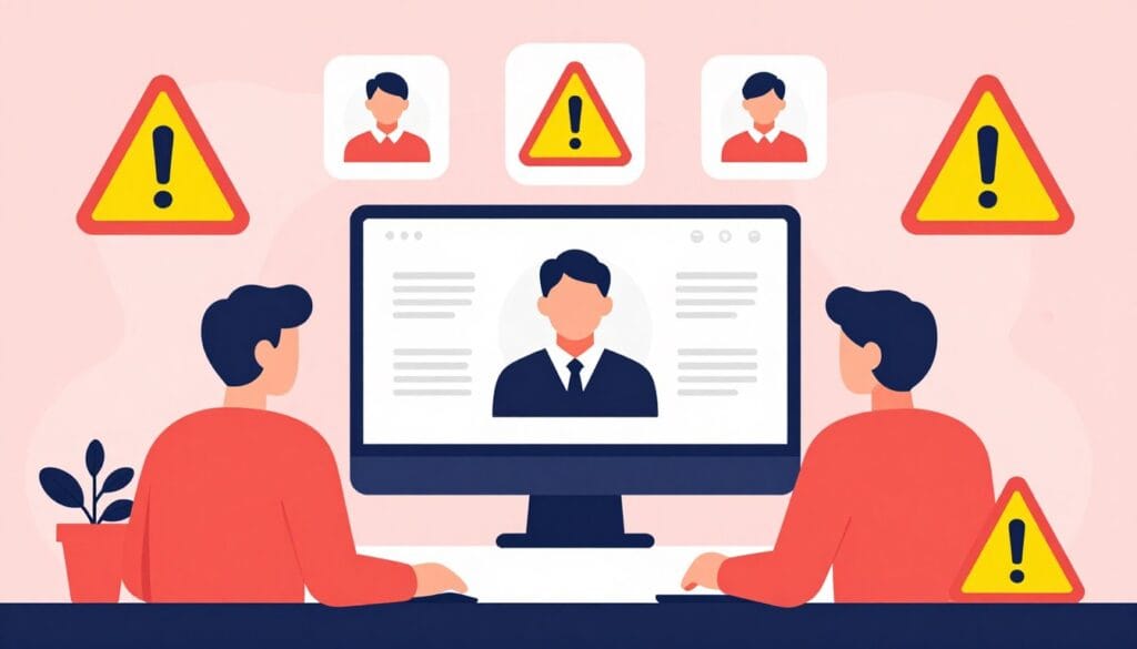 warning signs and risks in online dating chat rooms