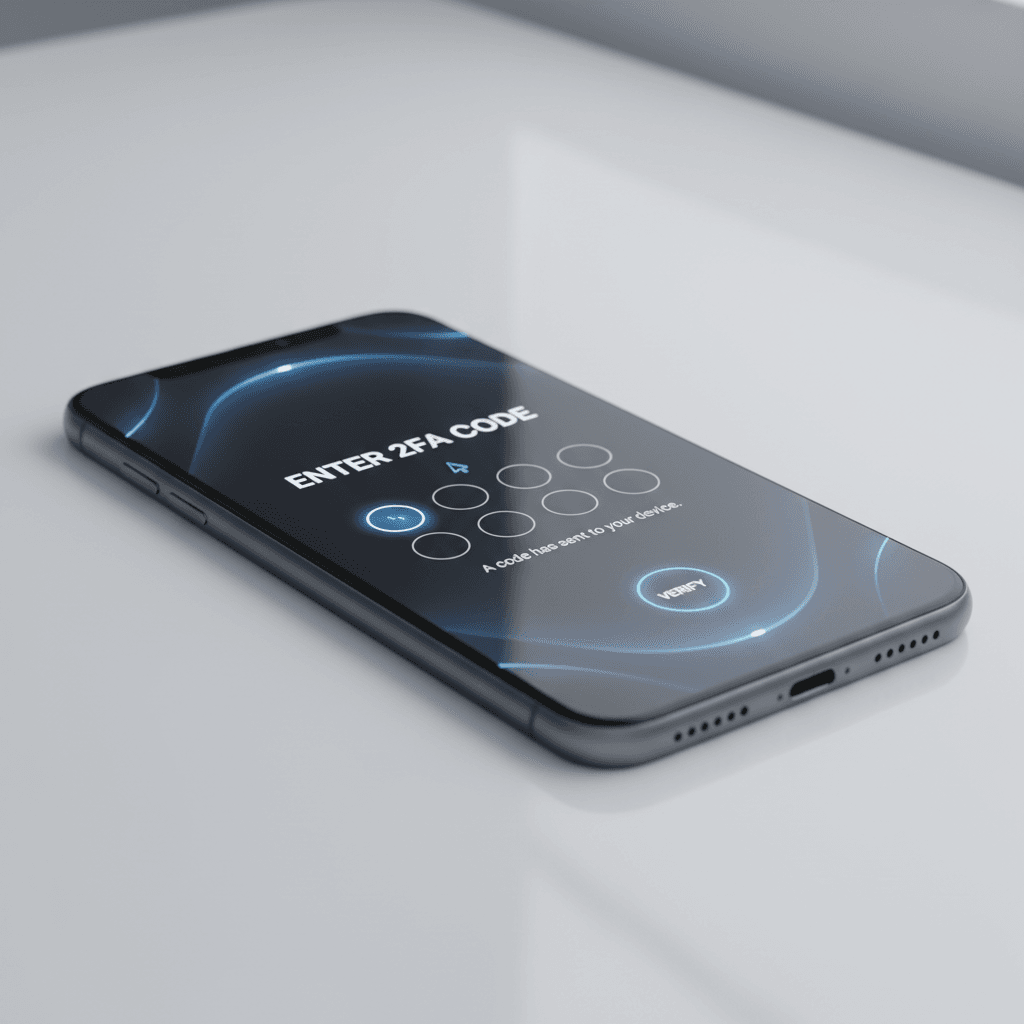 Two-factor authentication on mobile device