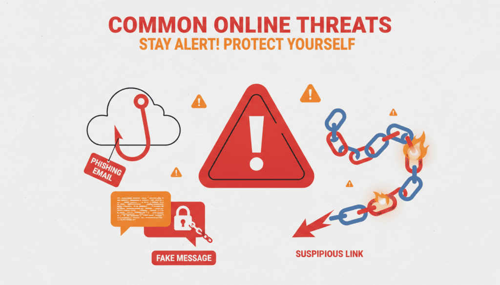 Warning signs of online scams and phishing