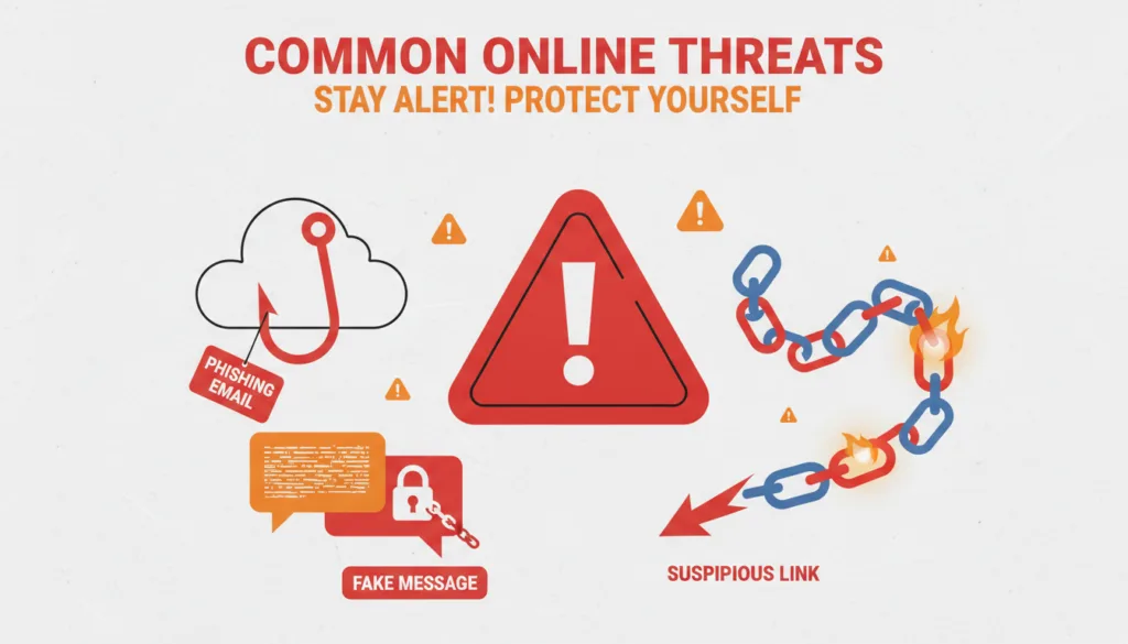 Warning signs of online scams and phishing