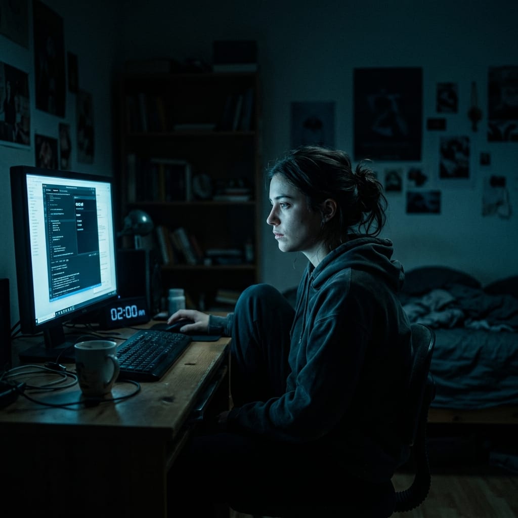 Late night digital loneliness