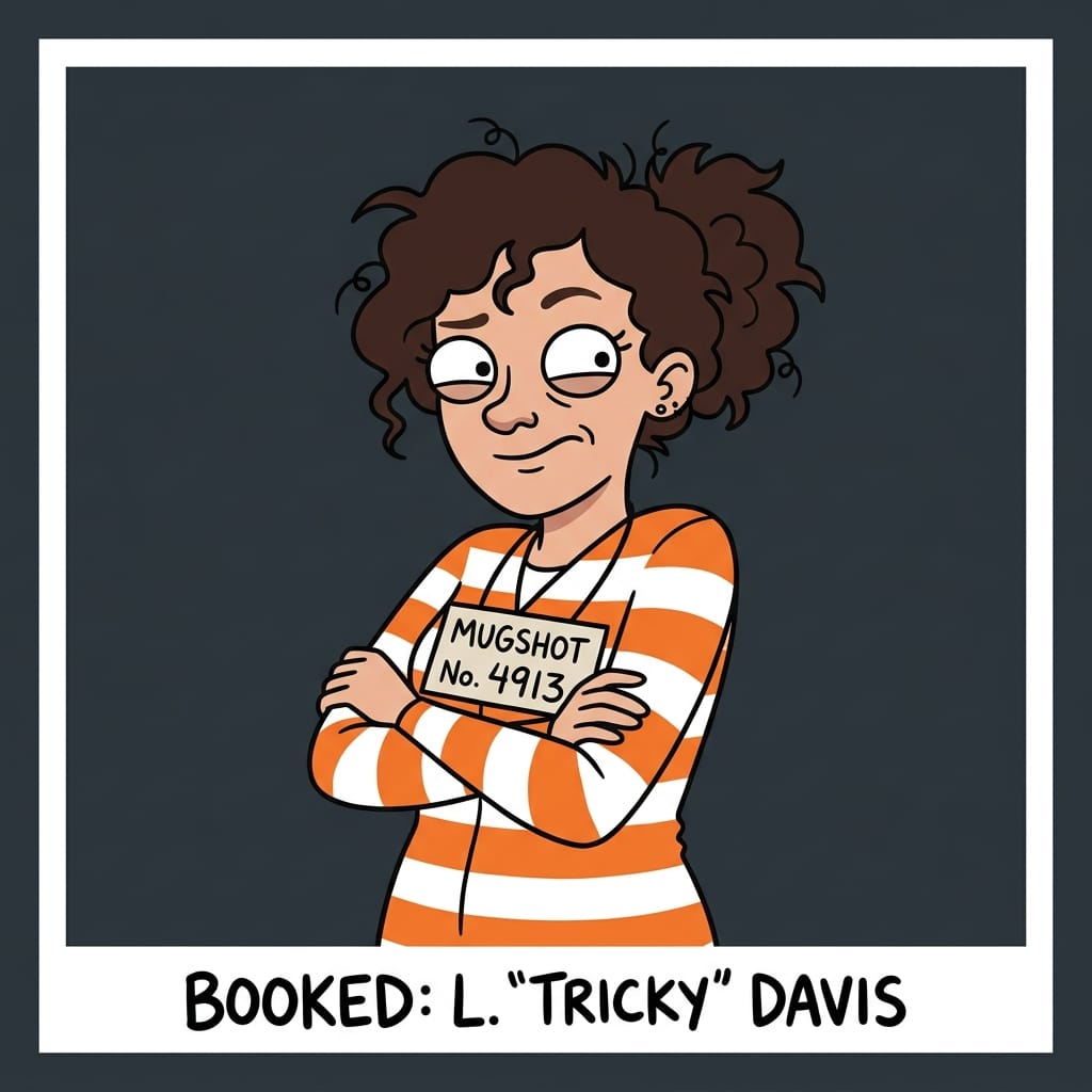 Cartoon mugshot of the Fake Disinterest Player