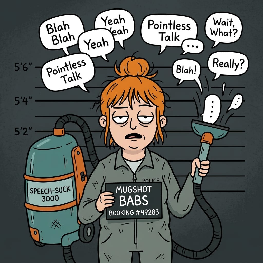 Cartoon mugshot of the Introduction Vacuum