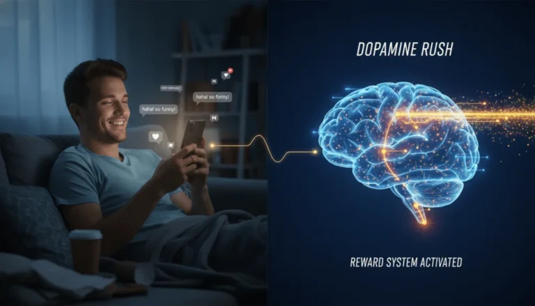 Brain reward system activation during online chat interactions