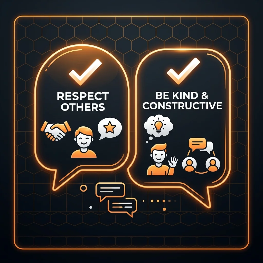 Aberdeen Chat Room etiquette guide showing dos and don'ts