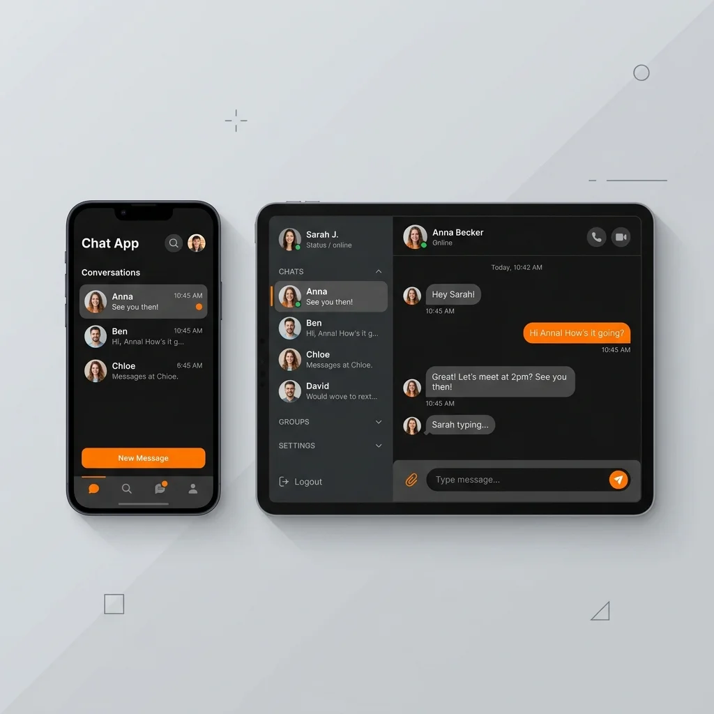 Different types of Aberdeen Chat Rooms showing various interfaces