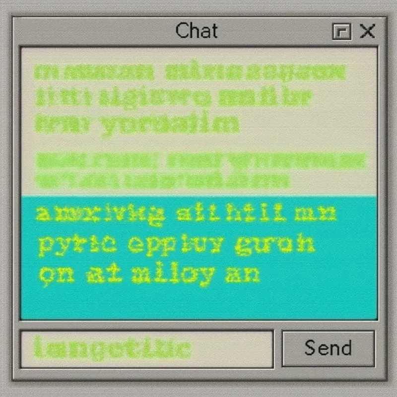 Unreadable coloured text combinations in a chat room